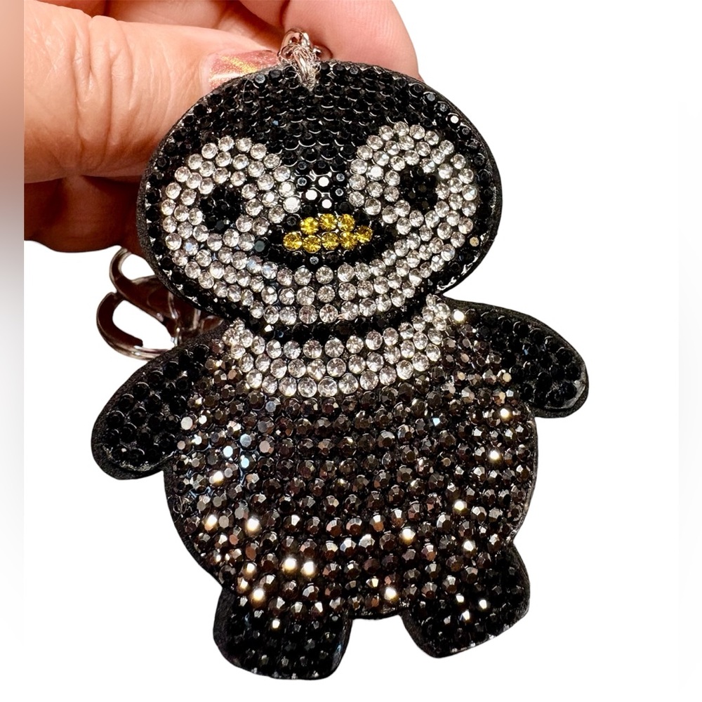 Sparkling Penguin Keychain